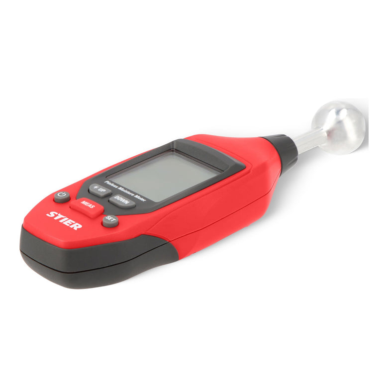 STIER Feuchtigkeitsmessgerät bis 40 mm Tiefe LCD-Display batteriebetrieben