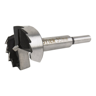 STIER Forstnerbohrer Set in Holz-Kasette 5-teilig (15 20 25 30 35 mm) 10 mm