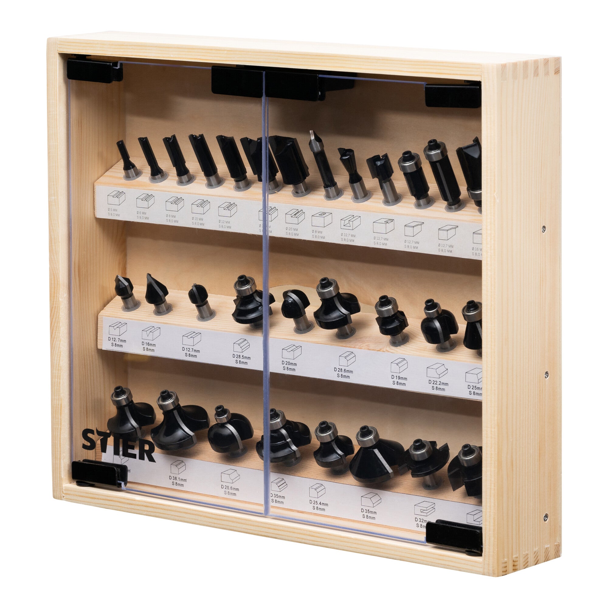 STIER Fräser - Nut - Rand - Kanten - Sortiment