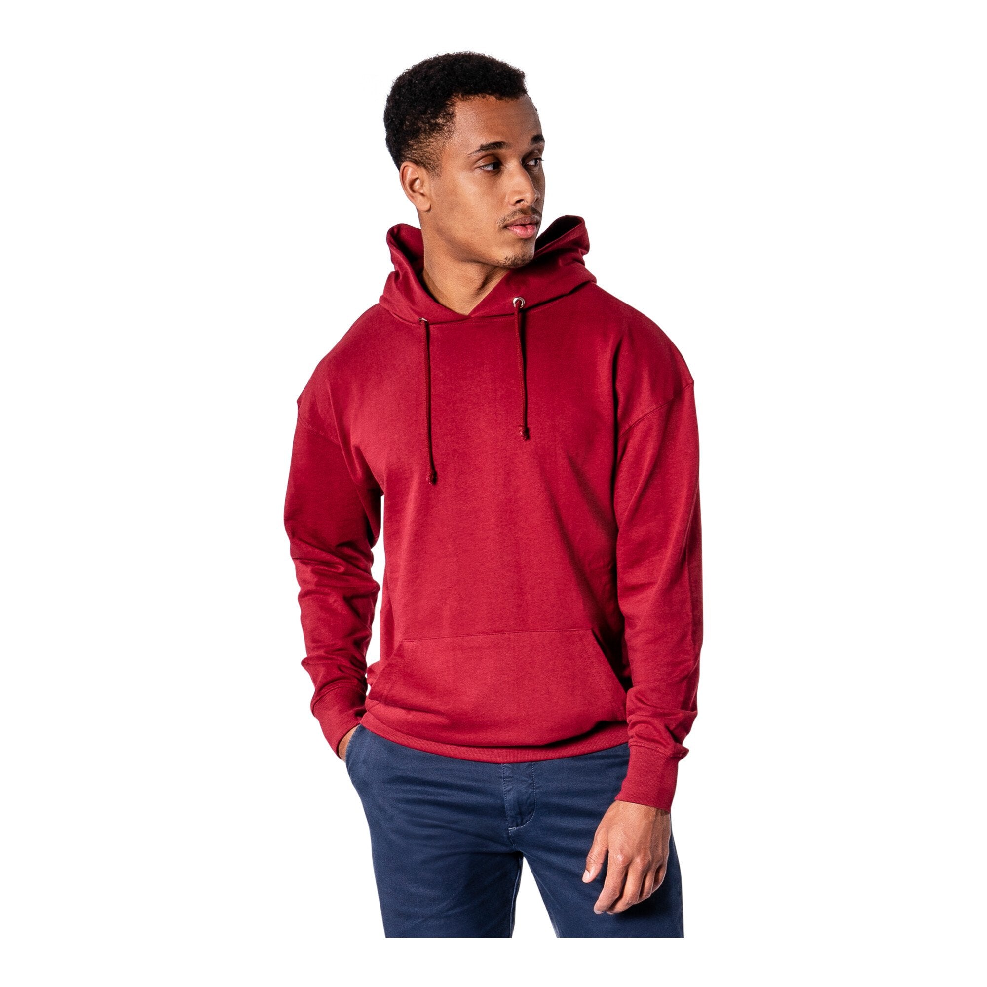STIER Hoodie L Deep Red