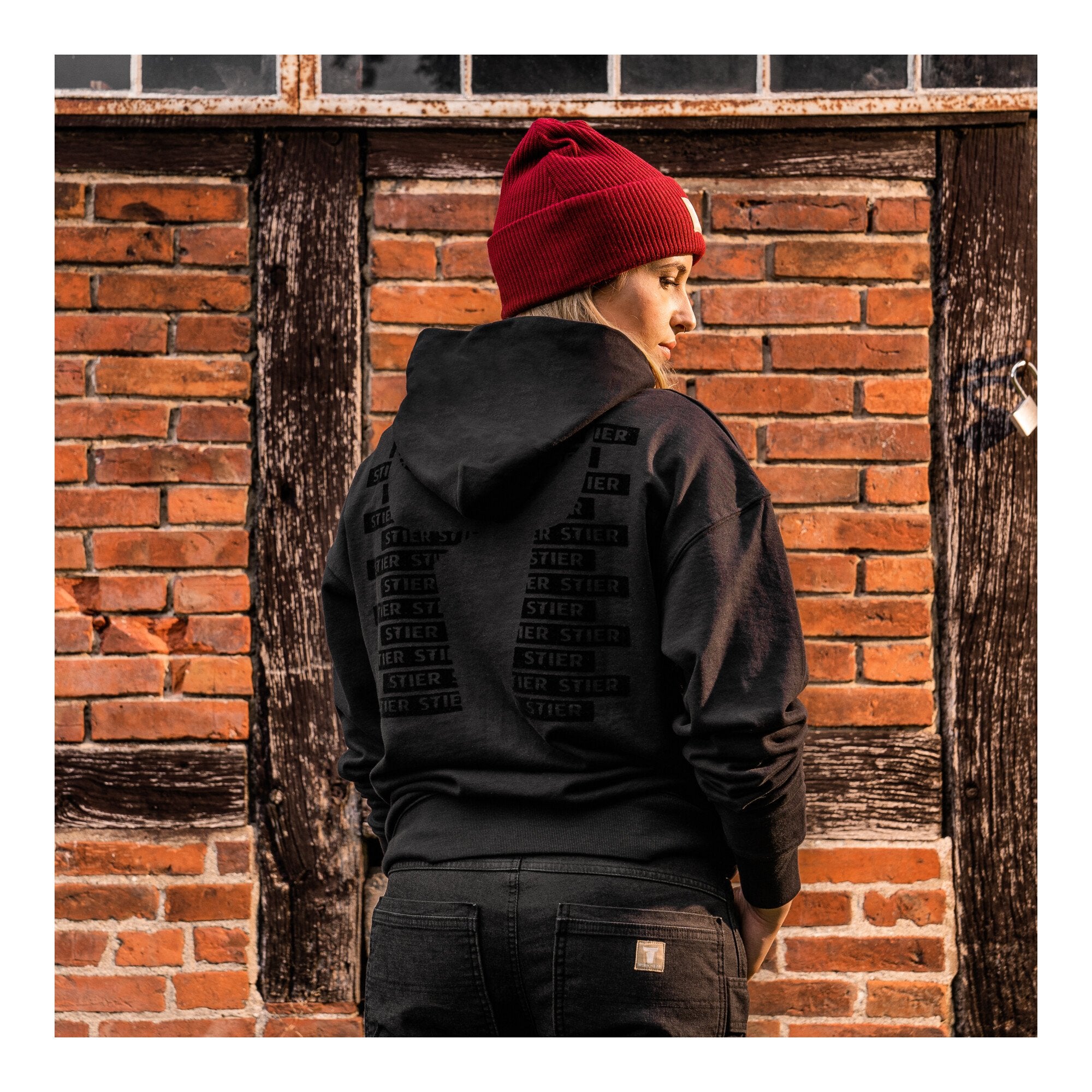 STIER Hoodie XL Black