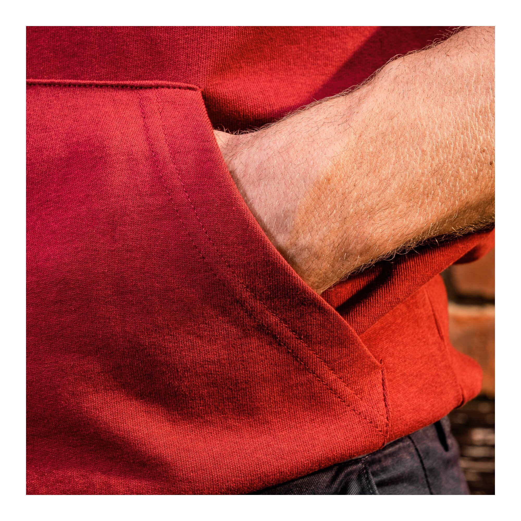 STIER Hoodie XL Deep Red