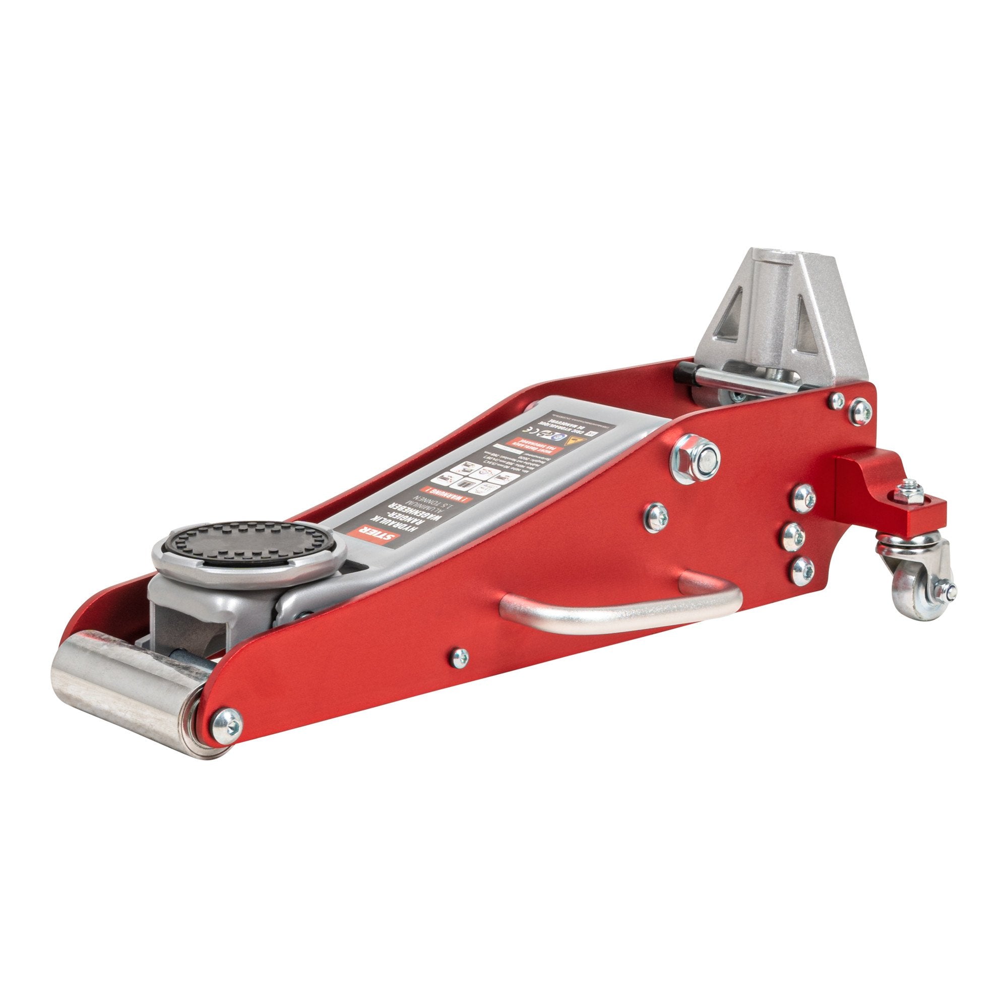 STIER Hydraulik Rangier-Wagenheber 1,5 Tonnen Autoheber Aluminium Hubhöhe 358 mm