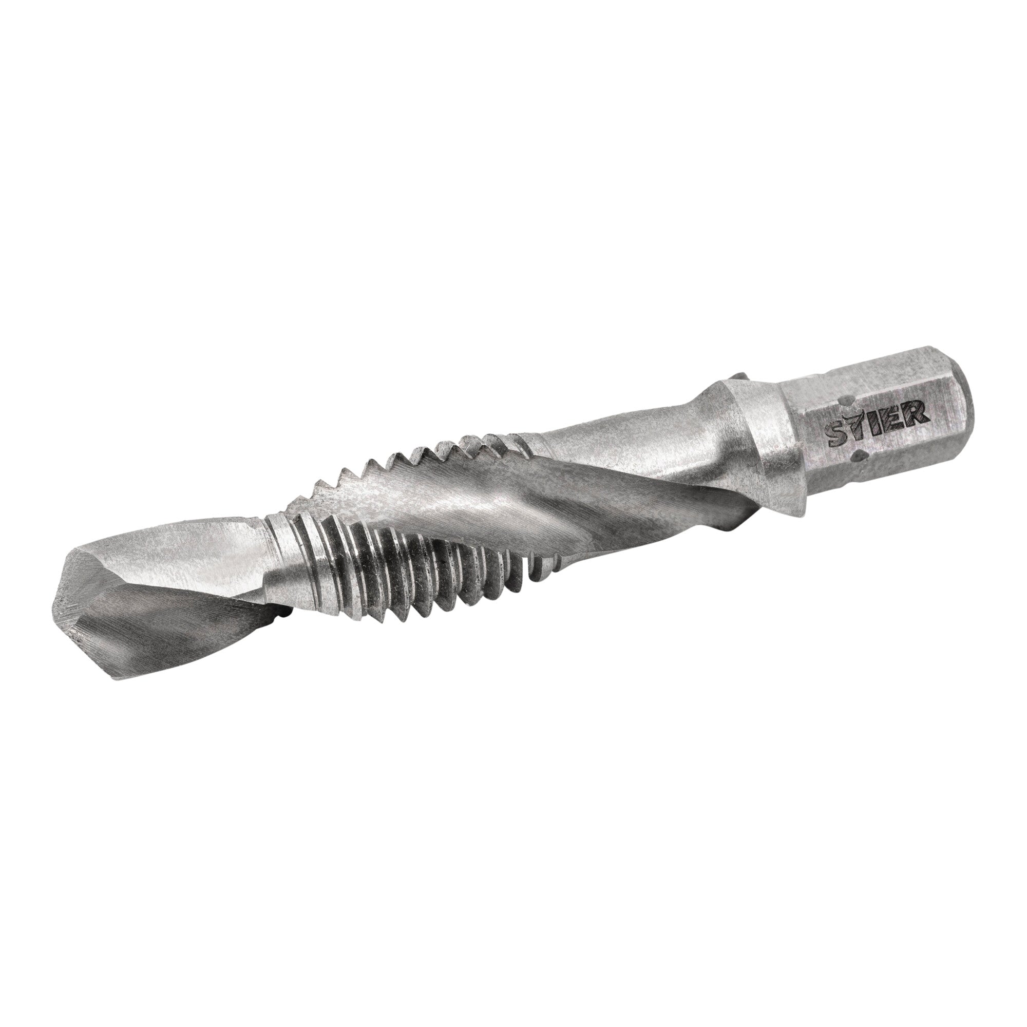 STIER Kombigewindebohrer Bit M3 bis M10 DIN 3126 HSS-G 1/4"-Sechskant