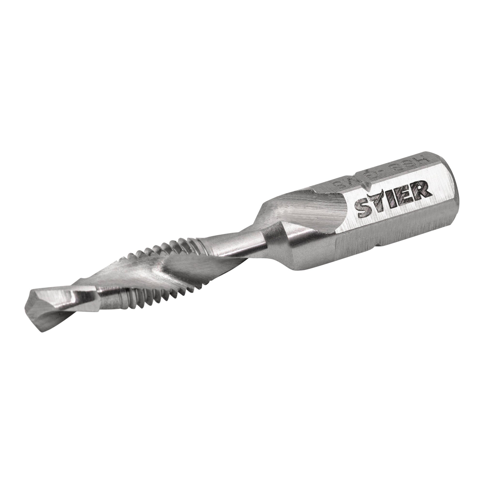 STIER Kombigewindebohrer Bit M3 bis M10 DIN 3126 HSS-G 1/4"-Sechskant
