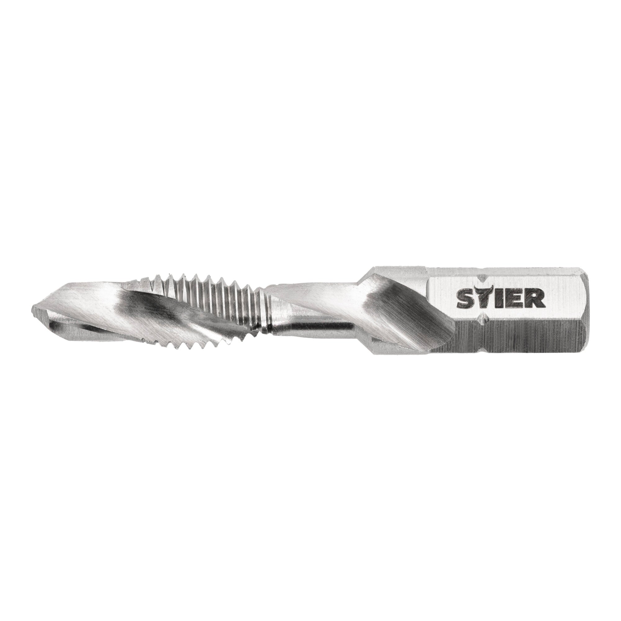 STIER Kombigewindebohrer Bit M3 bis M10 DIN 3126 HSS-G 1/4"-Sechskant
