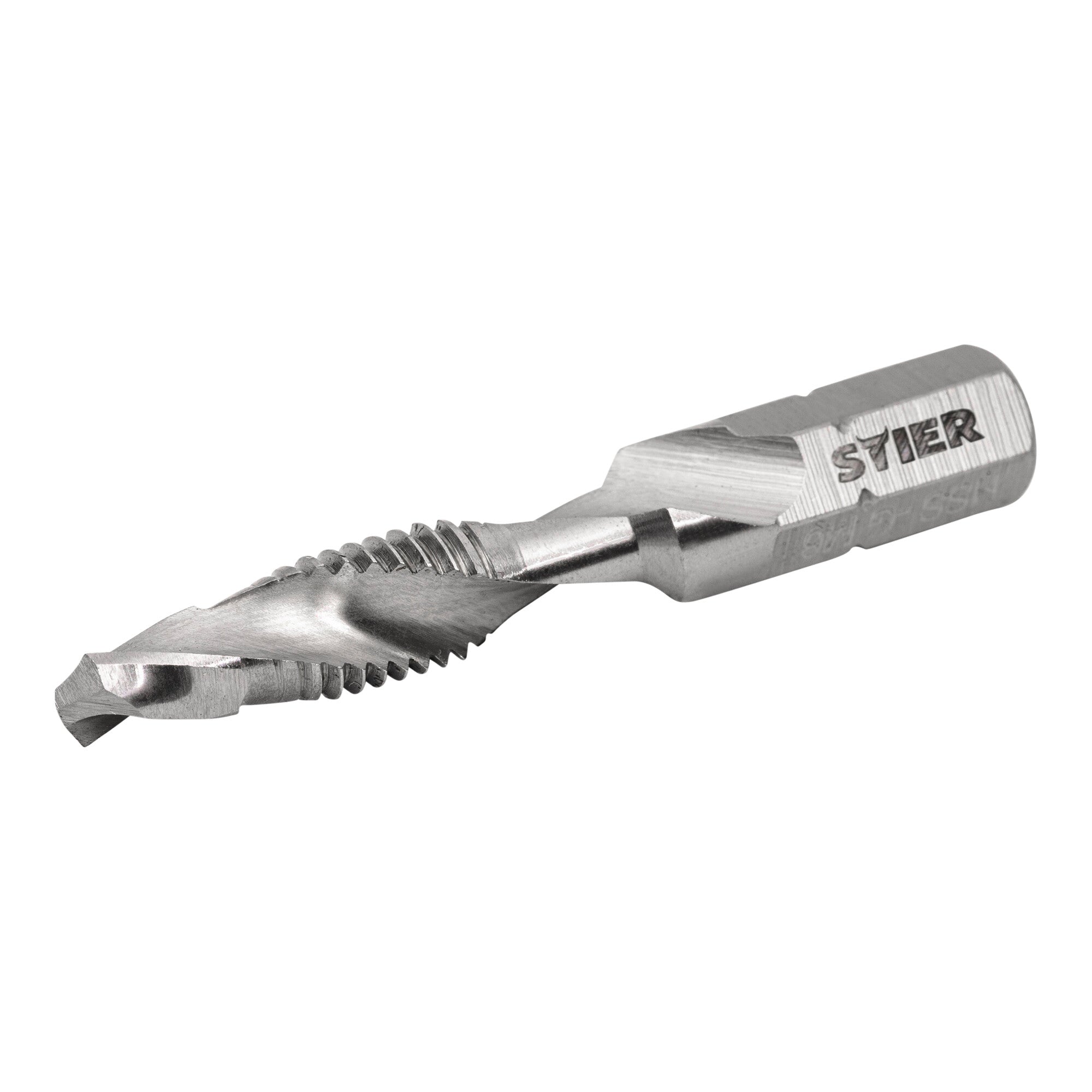 STIER Kombigewindebohrer Bit M3 bis M10 DIN 3126 HSS-G 1/4"-Sechskant