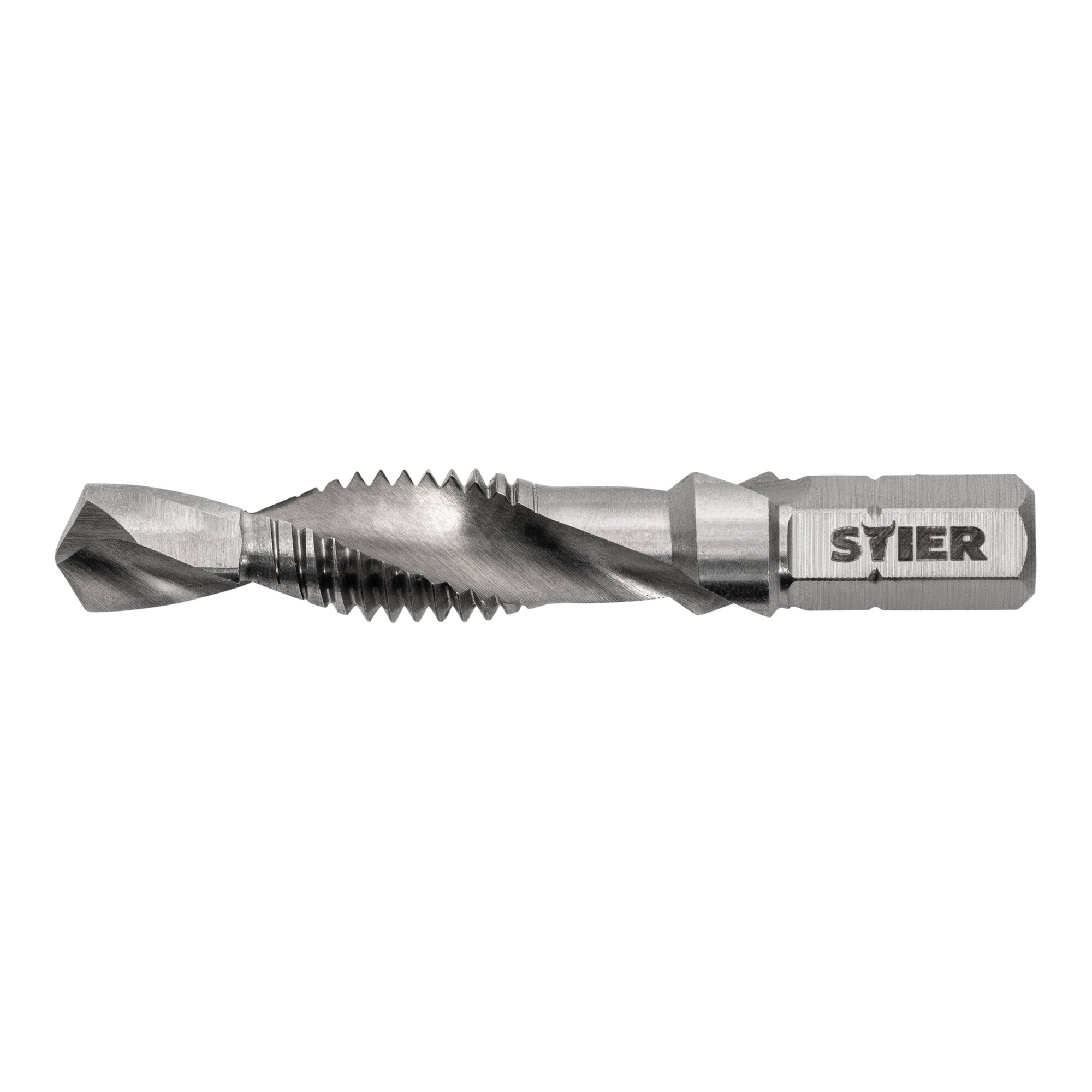 STIER Kombigewindebohrer Bit M3 bis M10 DIN 3126 HSS-G 1/4"-Sechskant