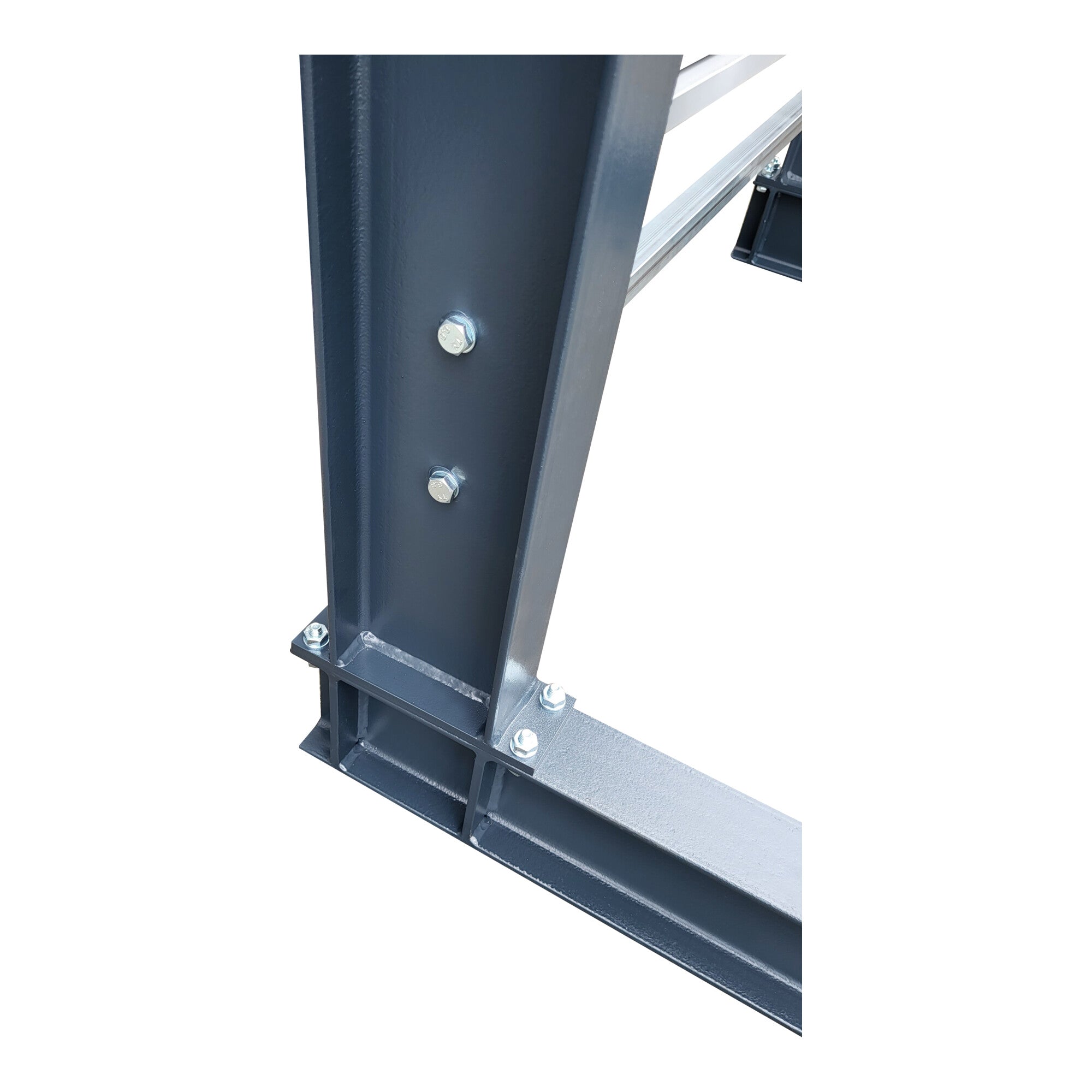 STIER Kragarmregal schraubbar doppelseitig 2 Felder mit 4 Ebenen 2560x2530x400mm