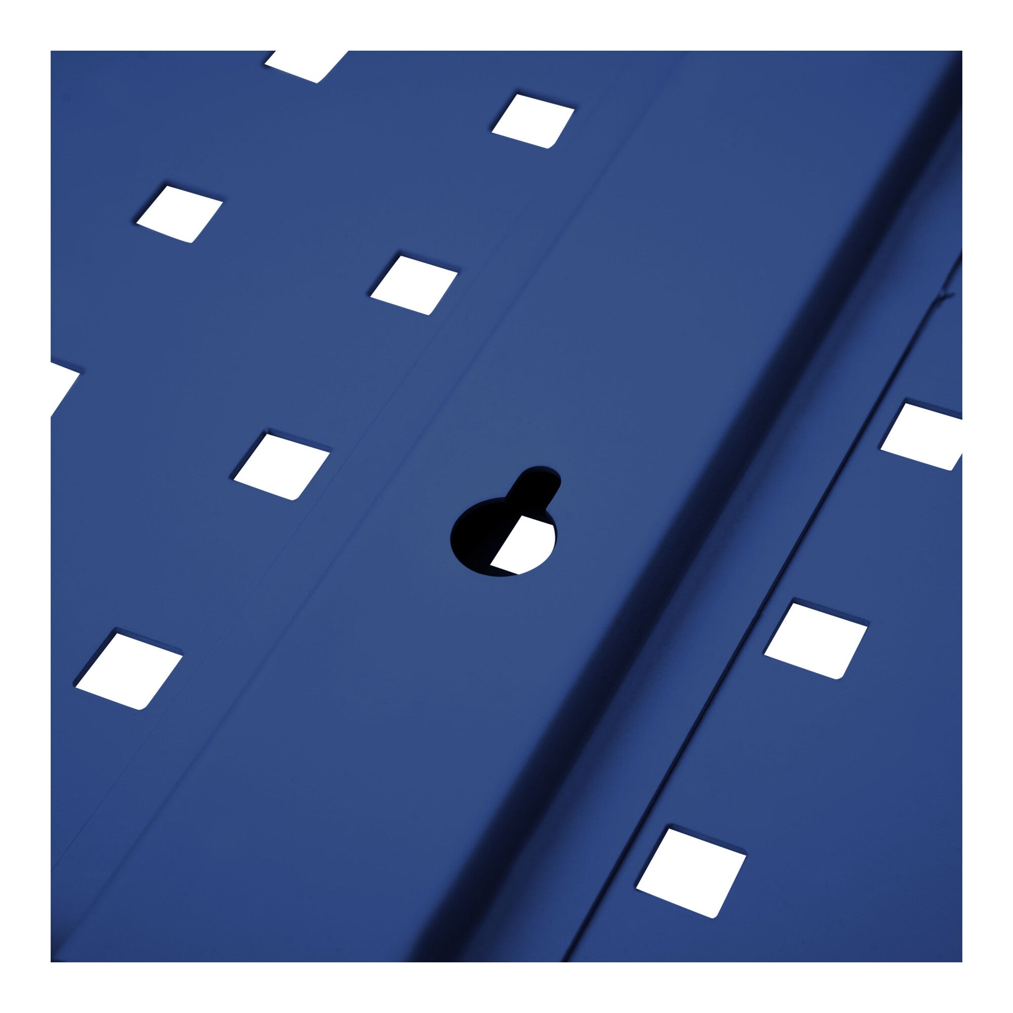 STIER perforated panel for workshop wall 2000x450mm gentian blue