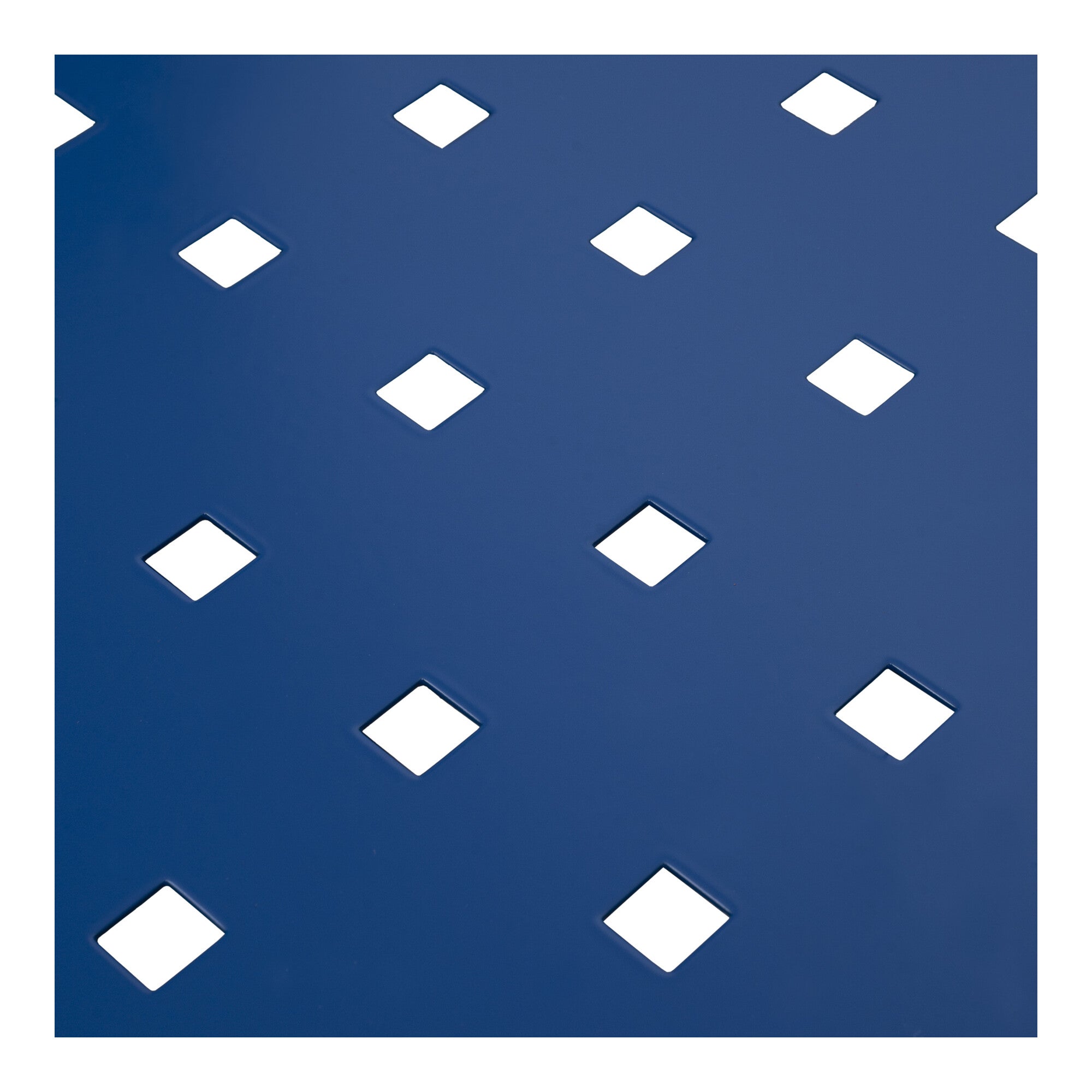 STIER perforated panel for workshop wall 2000x450mm gentian blue