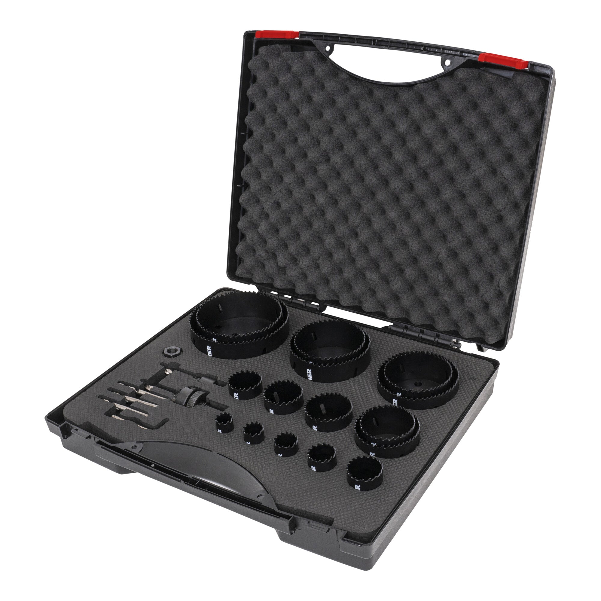 Hole saw set HSS-Co8 bimetal 21-piece 19 - 121 x 44 mm aggressive cut