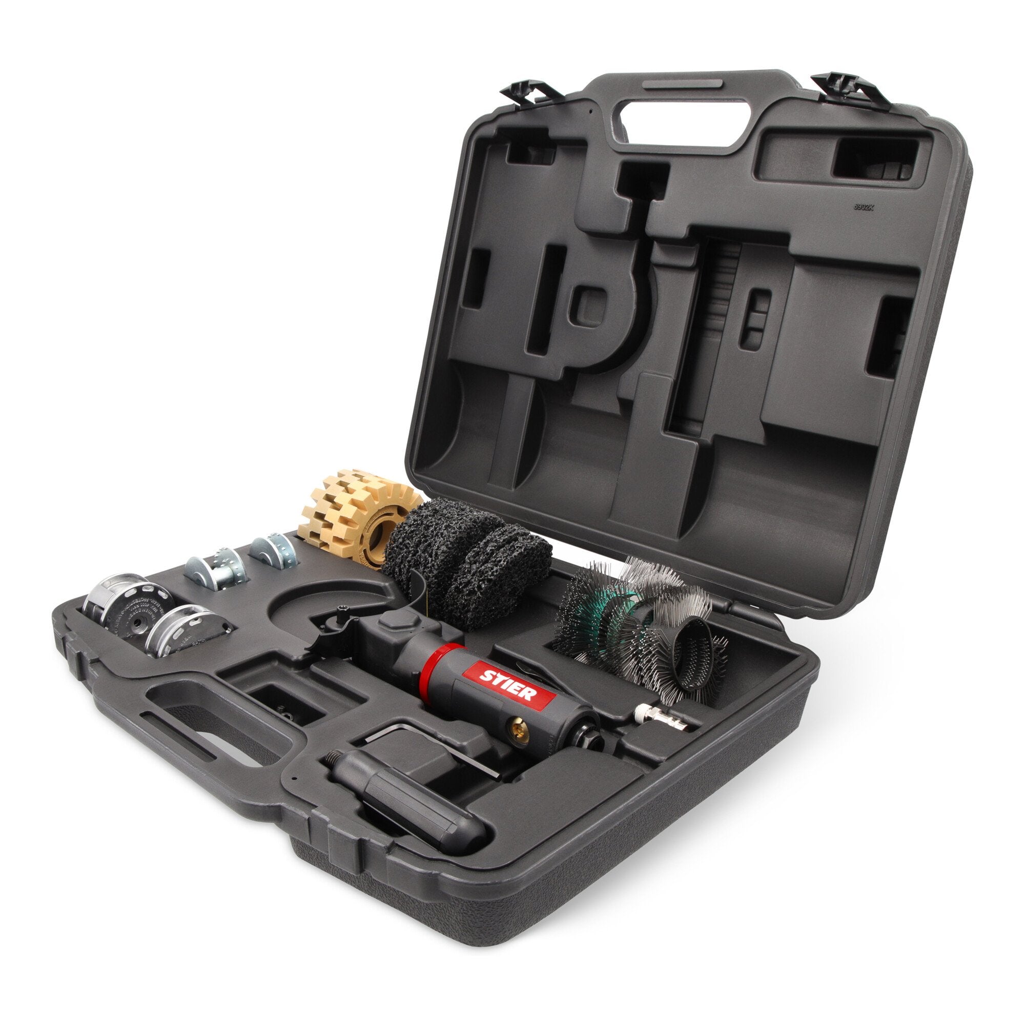 STIER Multi-Schleifer Satz 17-tlg Set Stecknippel 1/4 Zoll