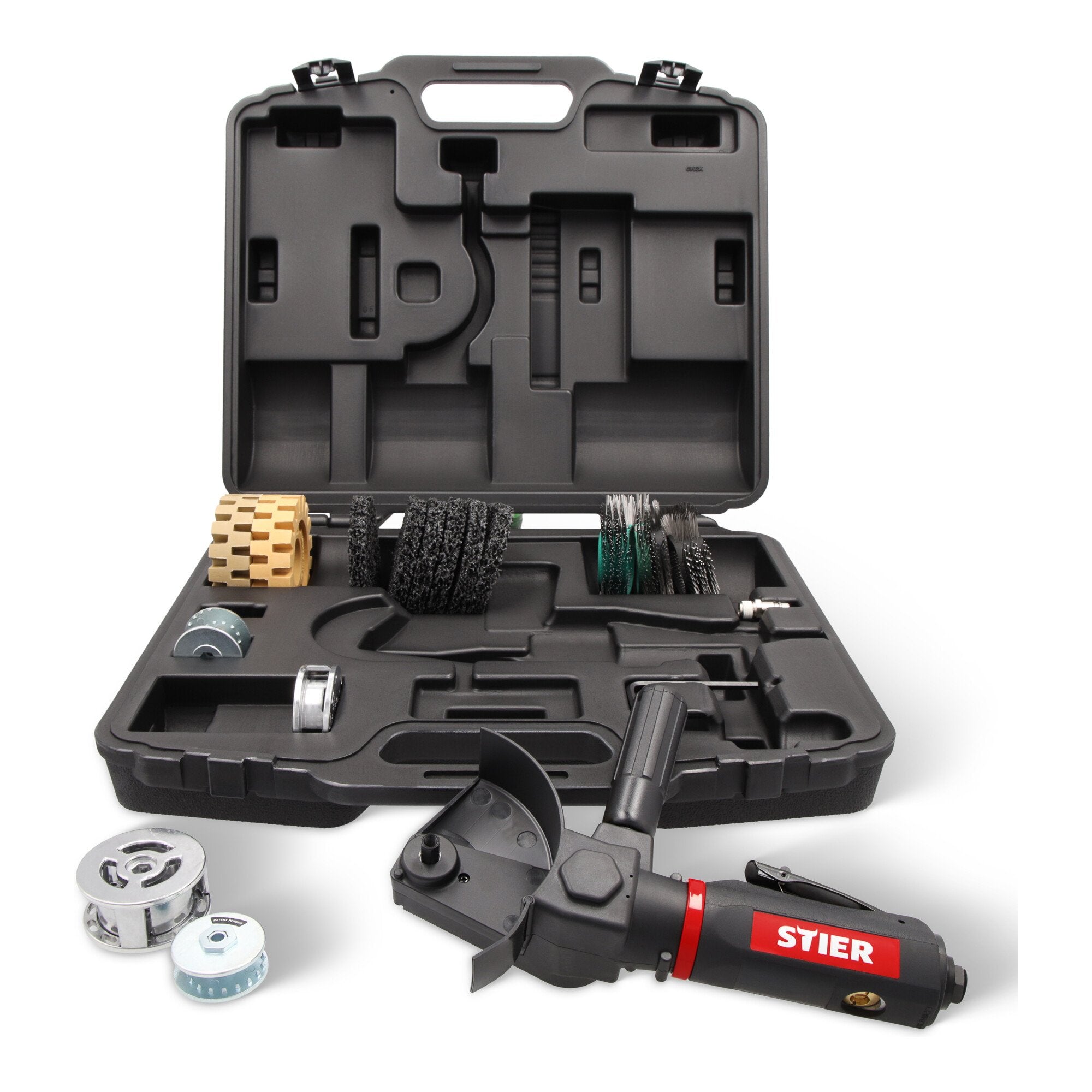 STIER Multi-Schleifer Satz 17-tlg Set Stecknippel 1/4 Zoll