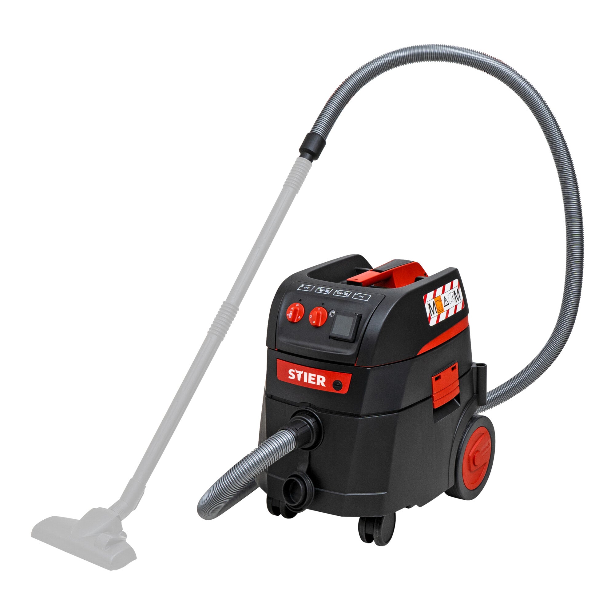 STIER wet/dry vacuum cleaner ABS-35M Premium 1400W pulse filter cleaning