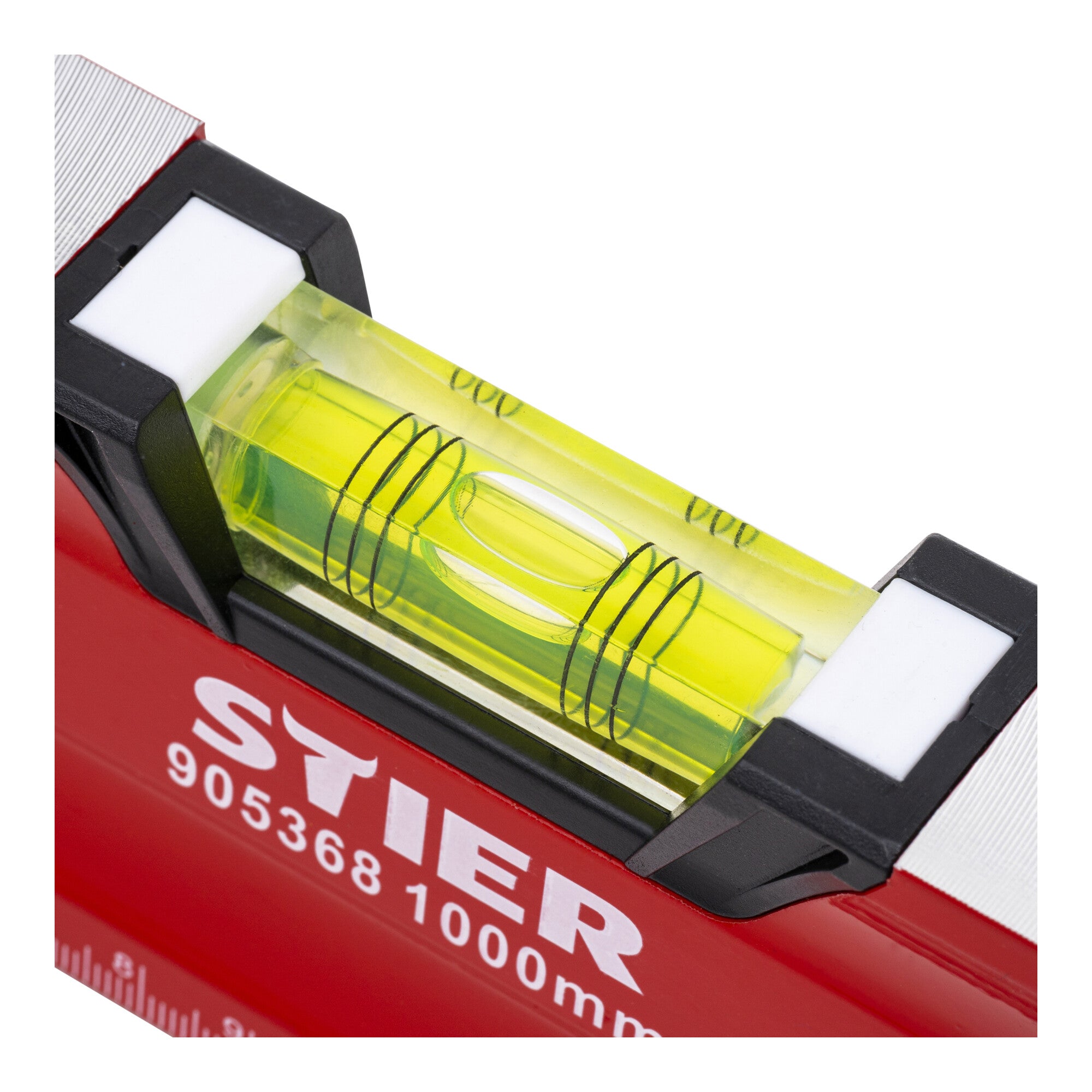 STIER Premium Wasserwaage mit Magnet und drei Libellen 40 bis 200 cm