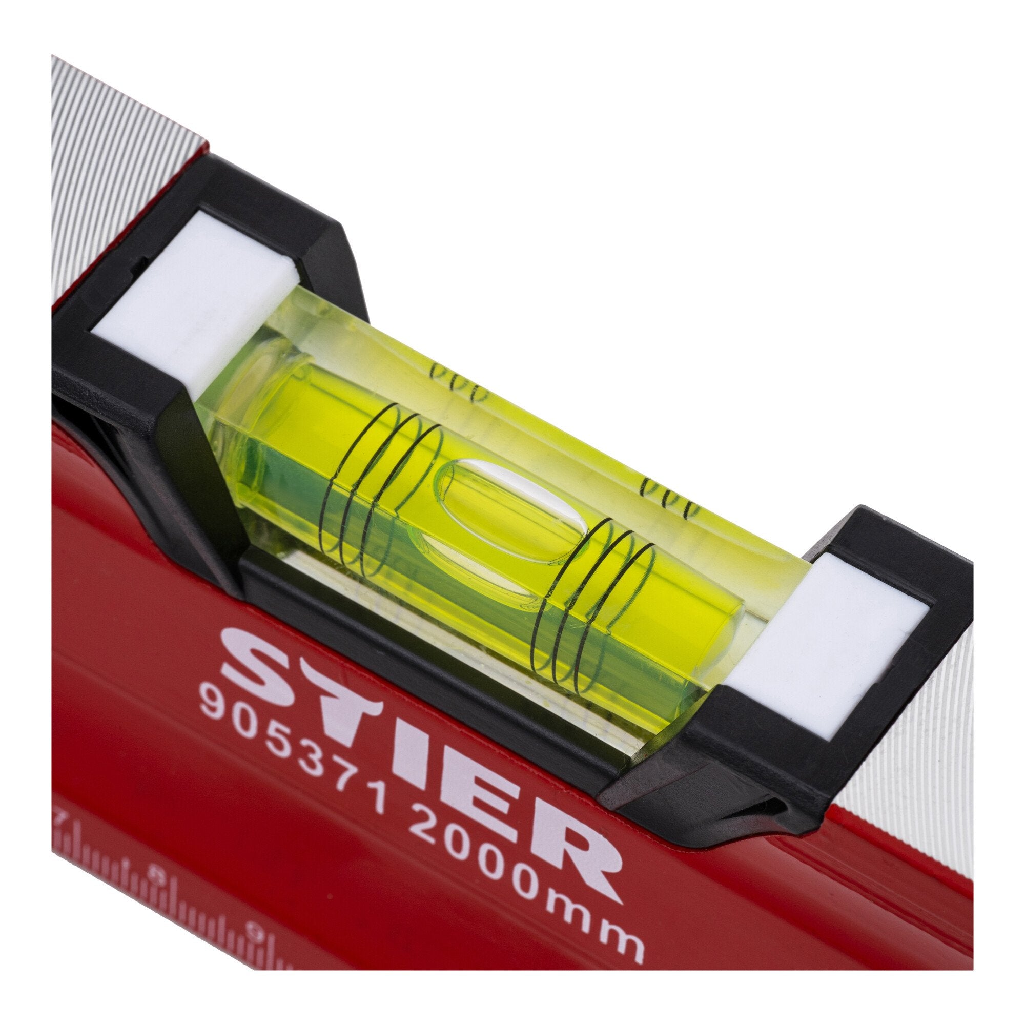 STIER Premium Wasserwaage mit Magnet und drei Libellen 40 bis 200 cm