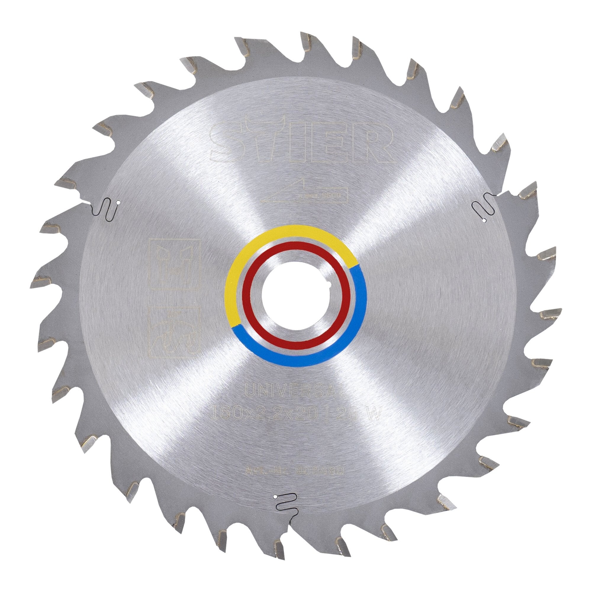 STIER Profi Kreissägeblatt Universal 160mm 28 Zähne Schnittbreite 2,2mm für alle