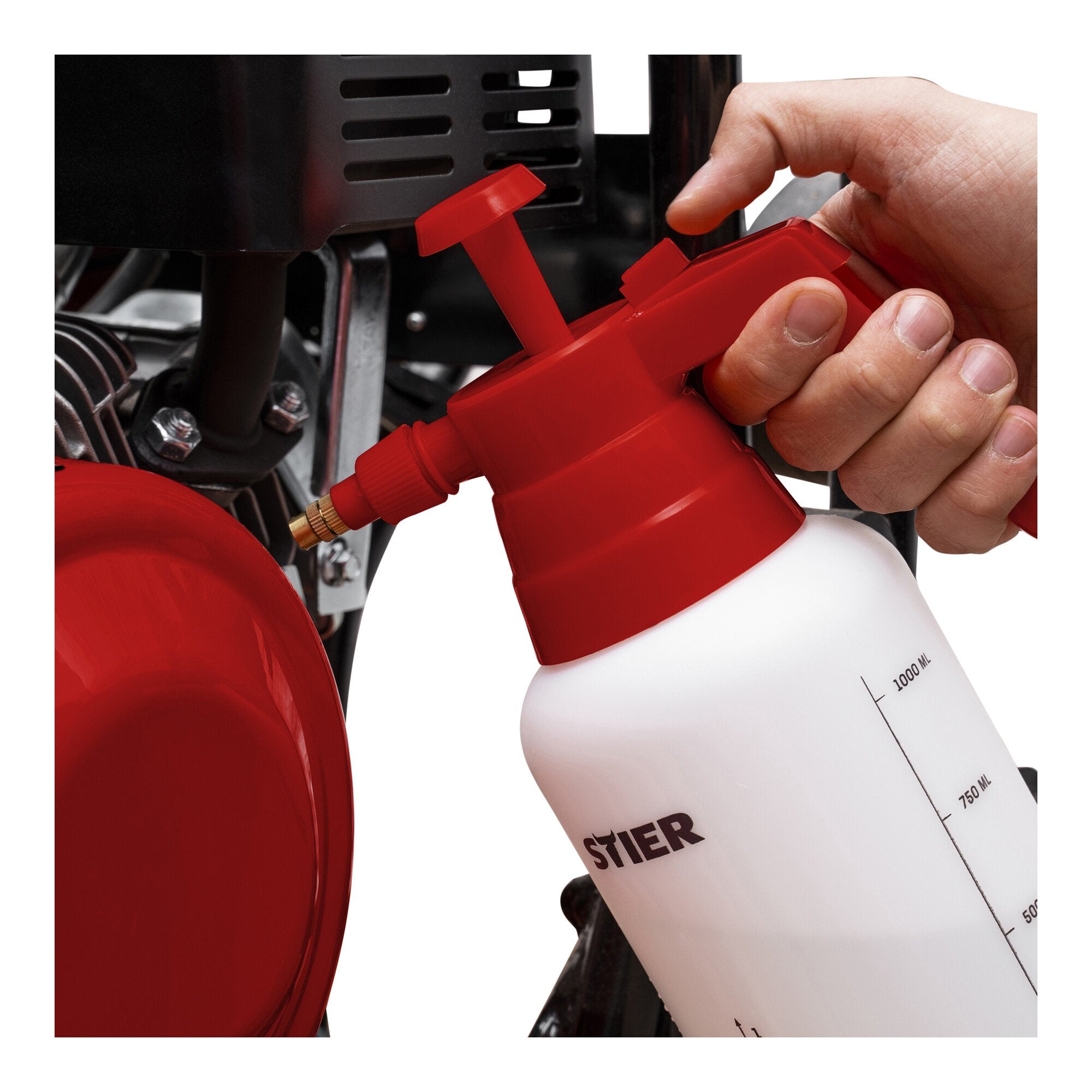 STIER pump spray bottle for cleaner or water 1 L unlabeled empty
