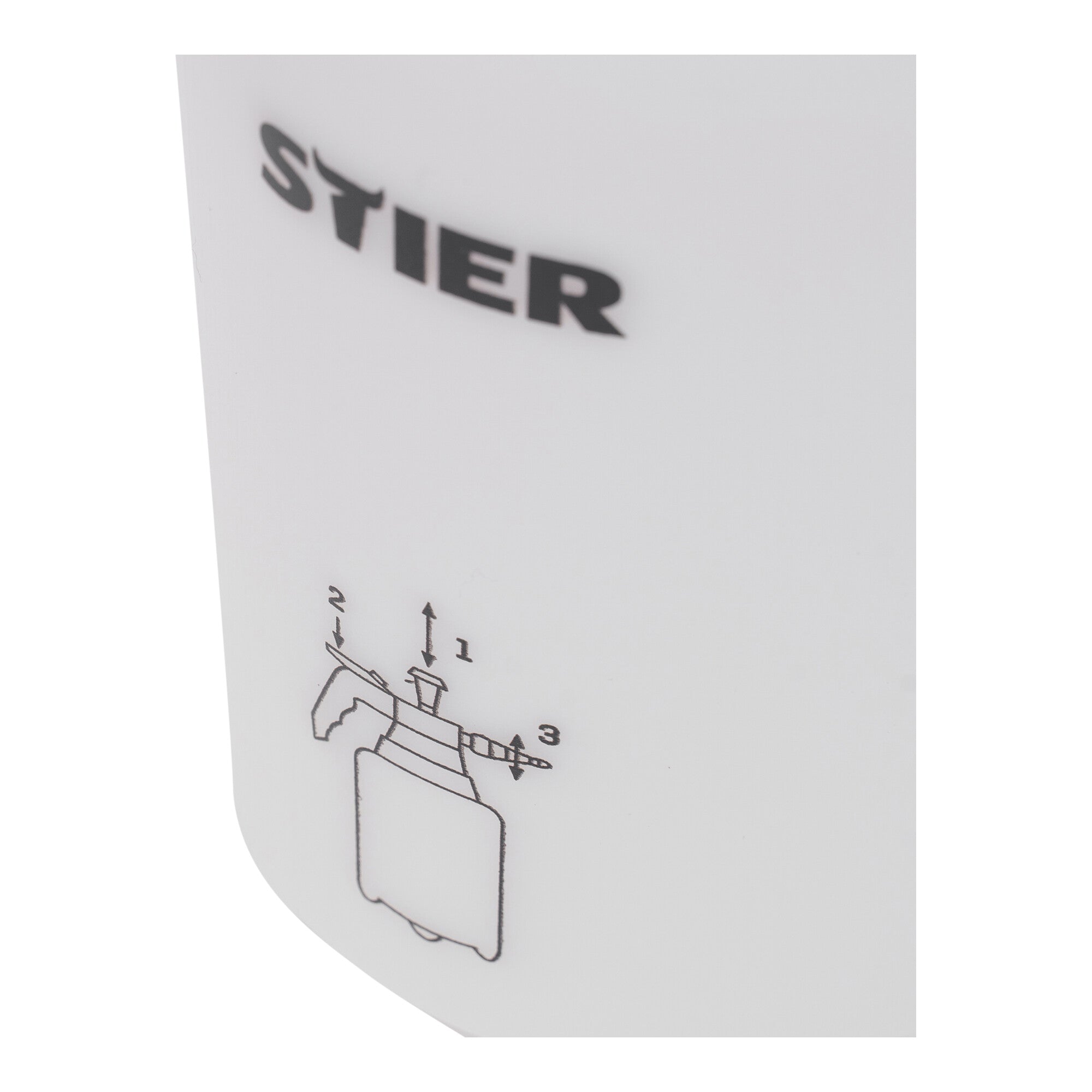 STIER pump spray bottle for cleaner or water 1 L unlabeled empty