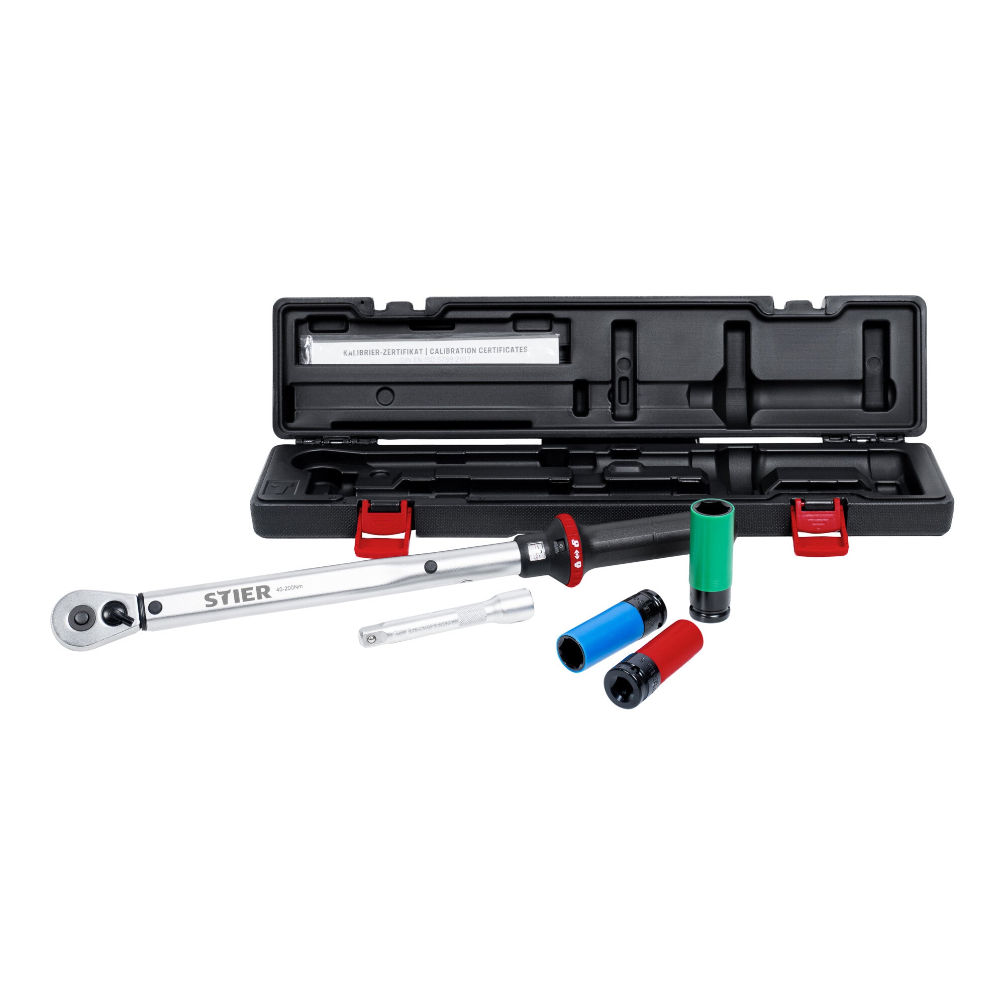 STIER Rad-Montage-Set 1/2 Zoll 40 - 200 Nm 5-teilig