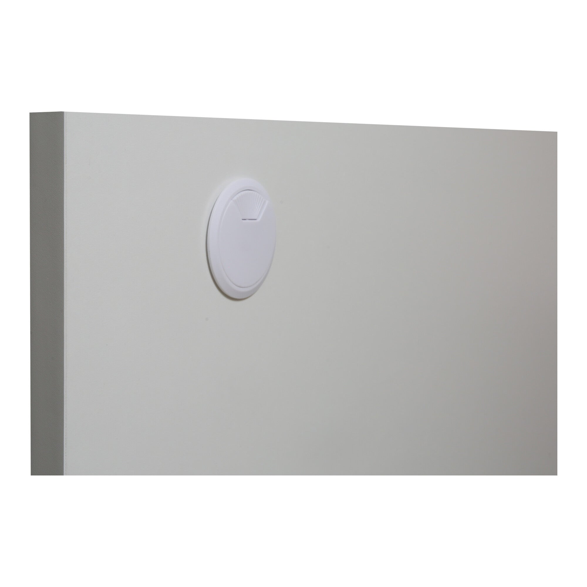 STIER desk top 140x80cm white melamine coated tabletop 25mm thick with