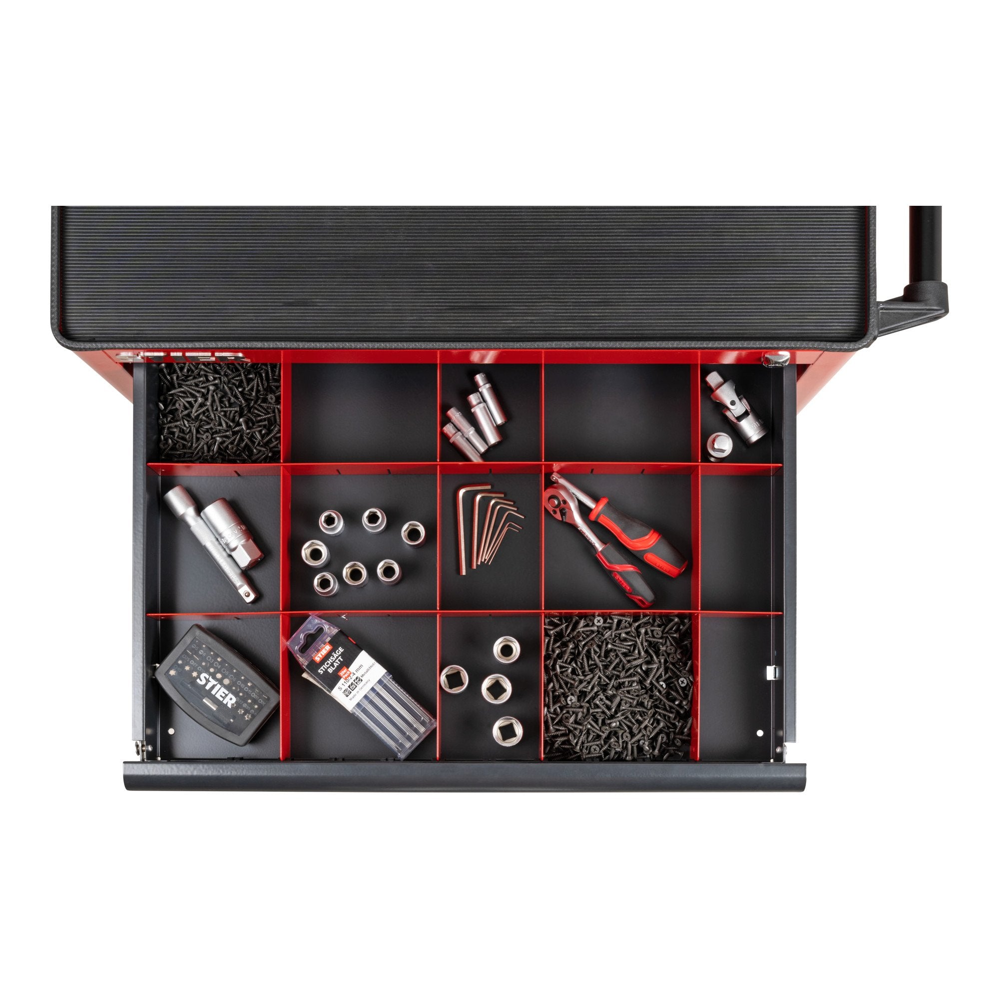 STIER drawer divider set for STIER workshop trolley