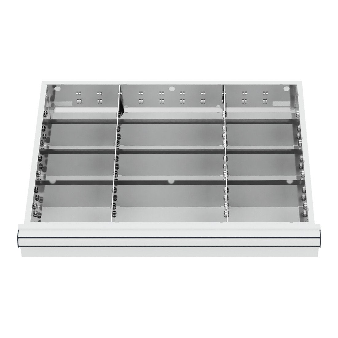 STIER Schubladeneinteilung Metalleinteilung BLH 100/125 mm Innenmaß 600x450 mm