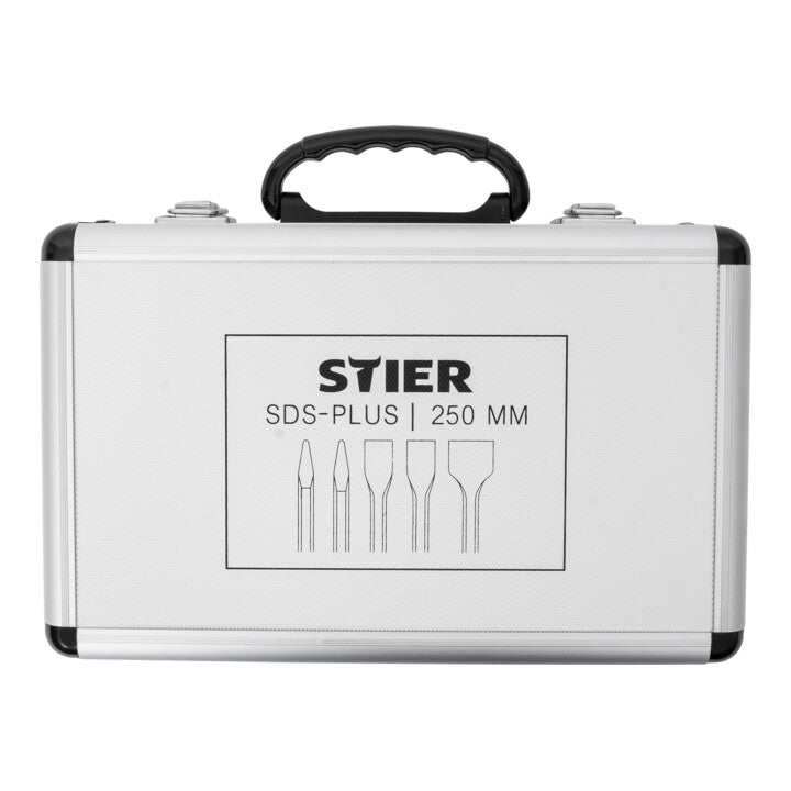 STIER SDS-Plus Meißelsatz 5-tlg. 250mm