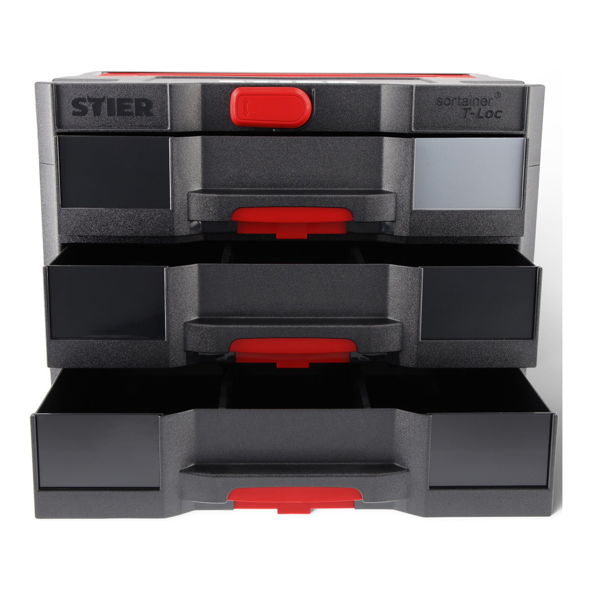 STIER Sortainer T-Loc IV/3 BLACK Edition 6.7 L per drawer with