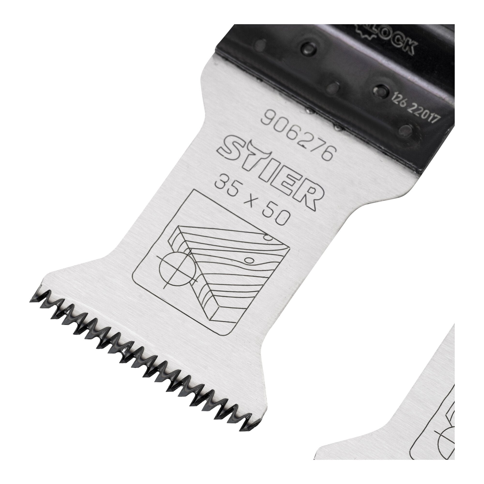 STIER Starlock Multitool Sägeblätter Holz 6-tlg | Set Sägeblätter für Holz |