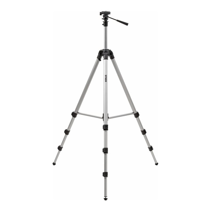 STIER Tripod 250 Construction Tripod Aluminum Housing 250 cm for Laser and Leveling Devices