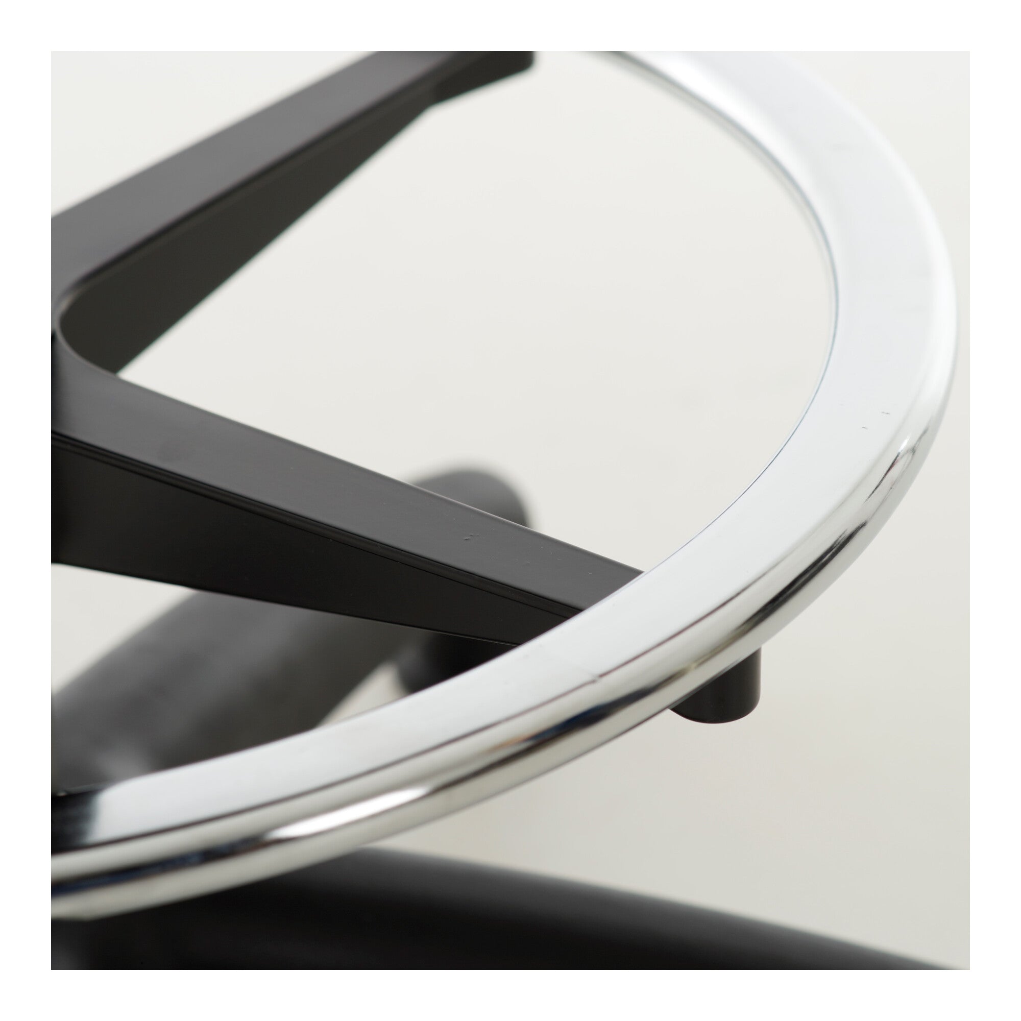 STIER standing aid with gliders and foot ring seat height 640-890 mm PU seat with