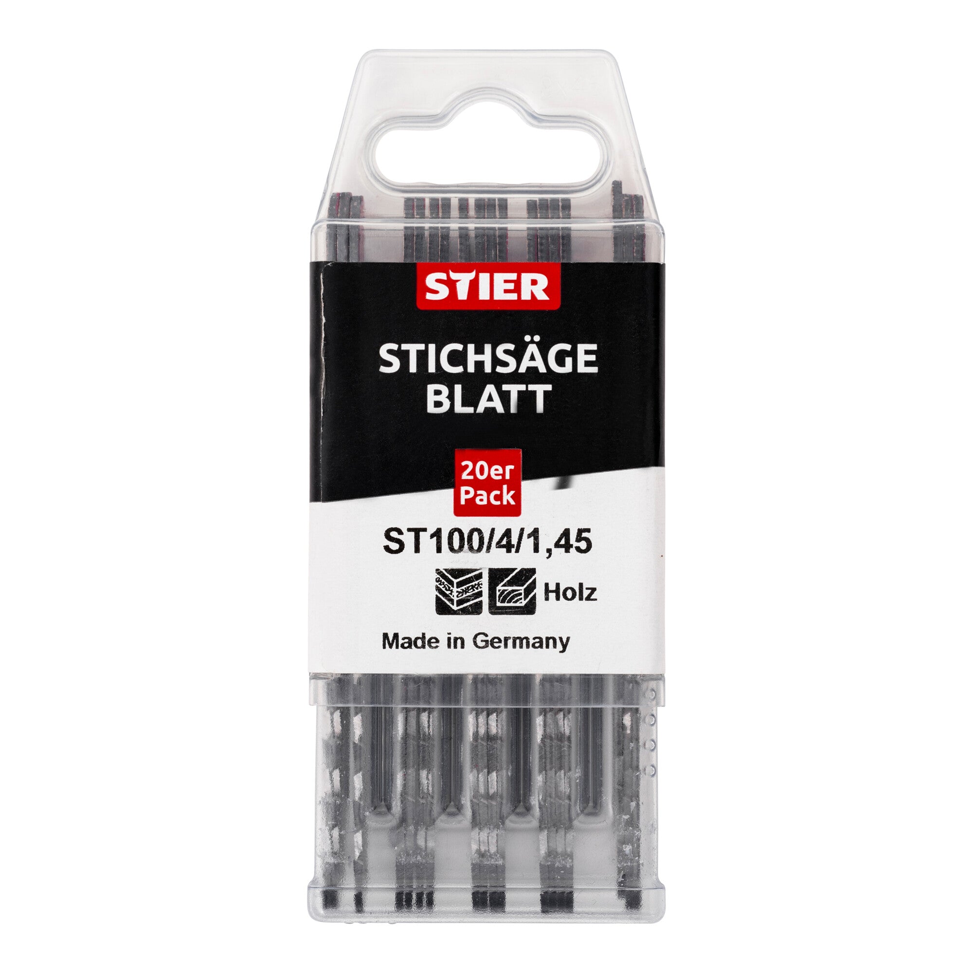 STIER Stichsägeblatt ST 100/4/1,45 gerader sauberer schneller Schnitt in Holz
