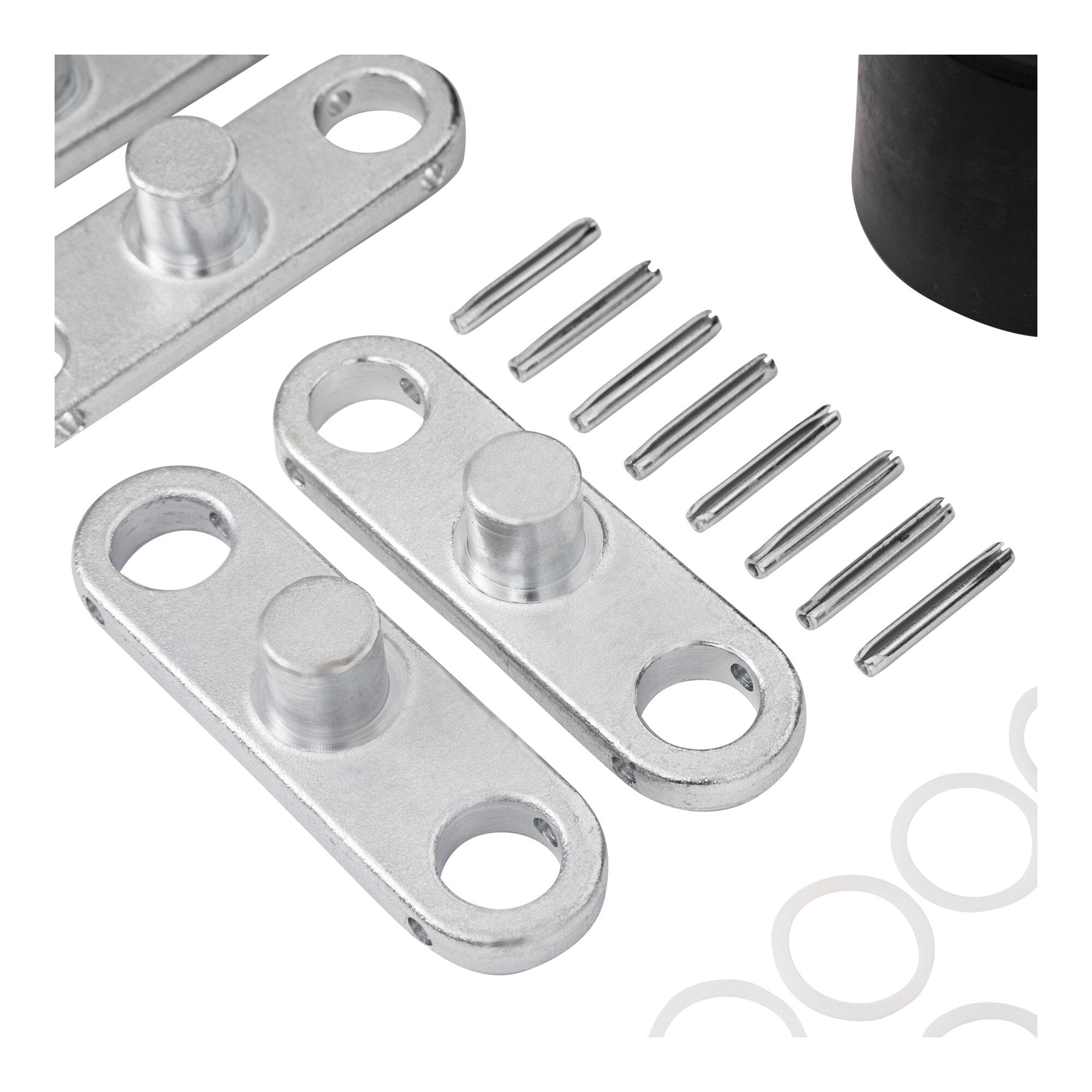 STIER Tandem-Lastrollen-Set aus robustem Nylon inkl. Achsen + Wippen für