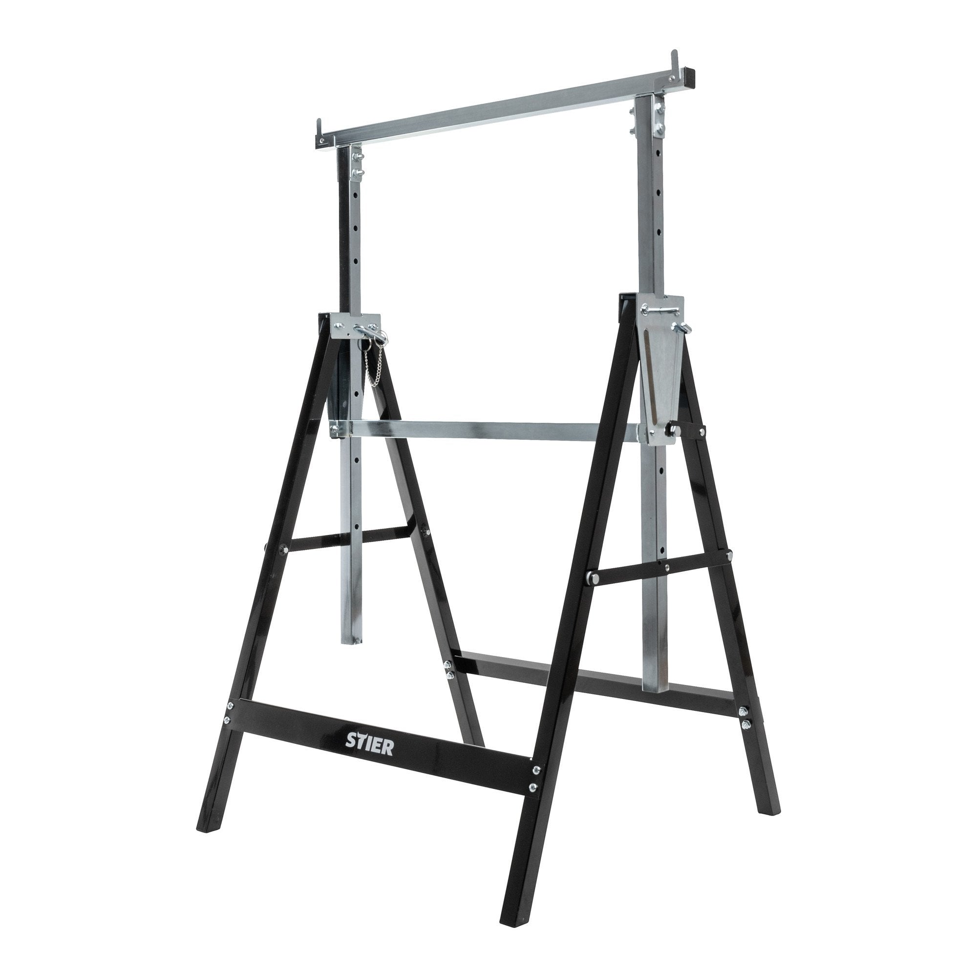 STIER Teleskop-Arbeitsbock Tragkraft 200 kg Unterstellbock höhenverstellbar 82 -