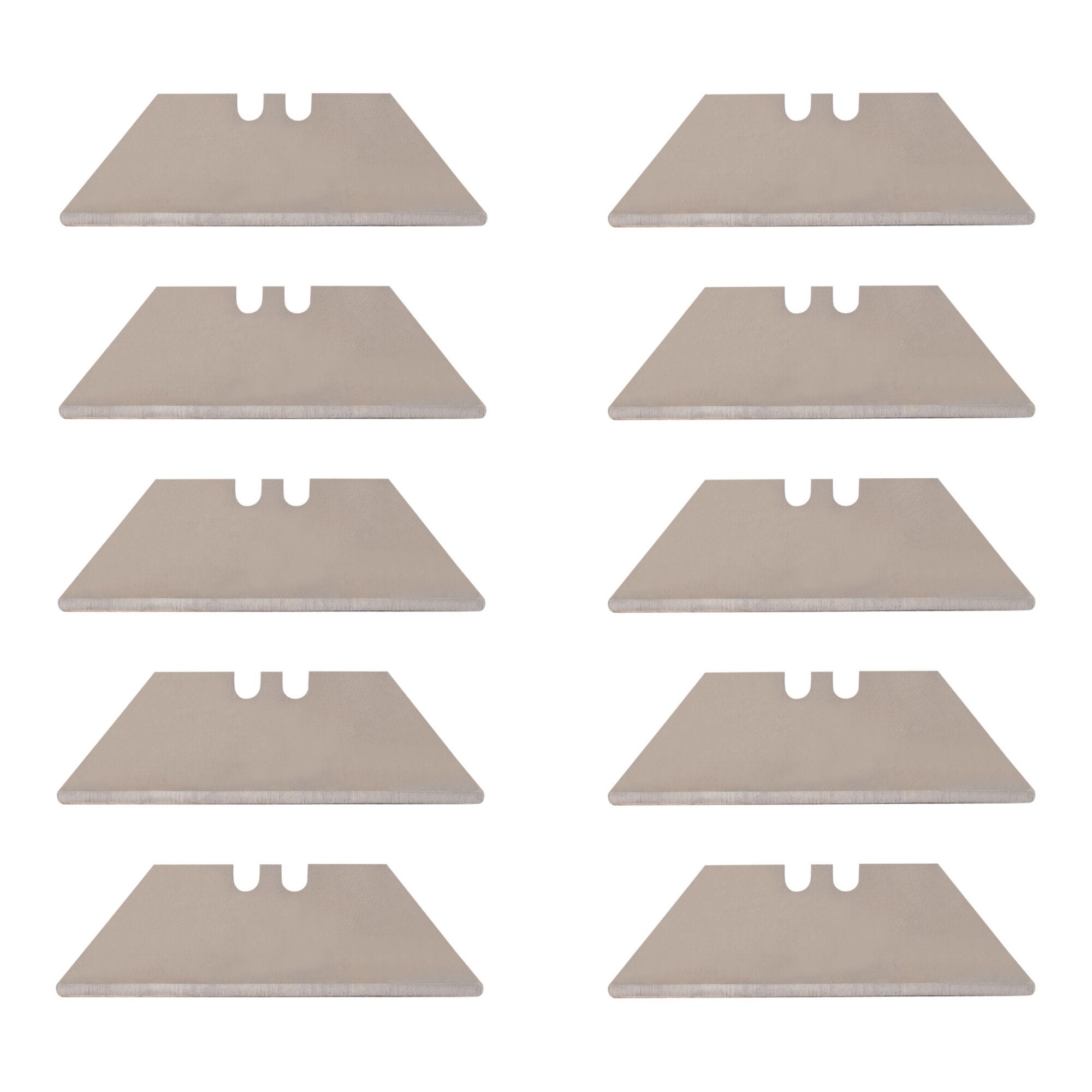 STIER trapezoidal blade for folding knives 10 pieces sharpened 19 x 61 mm interchangeable blades