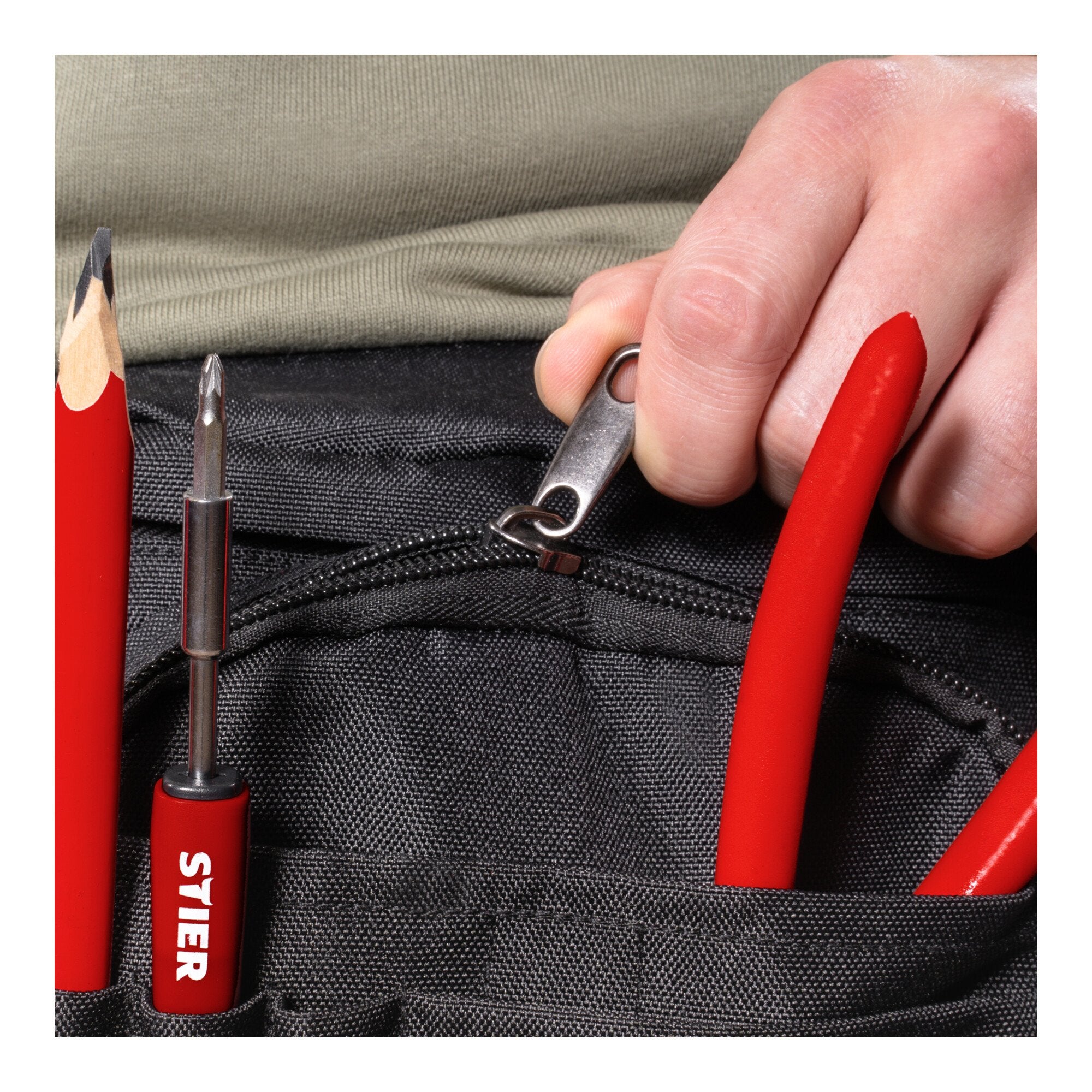 STIER Waist Bag one size black