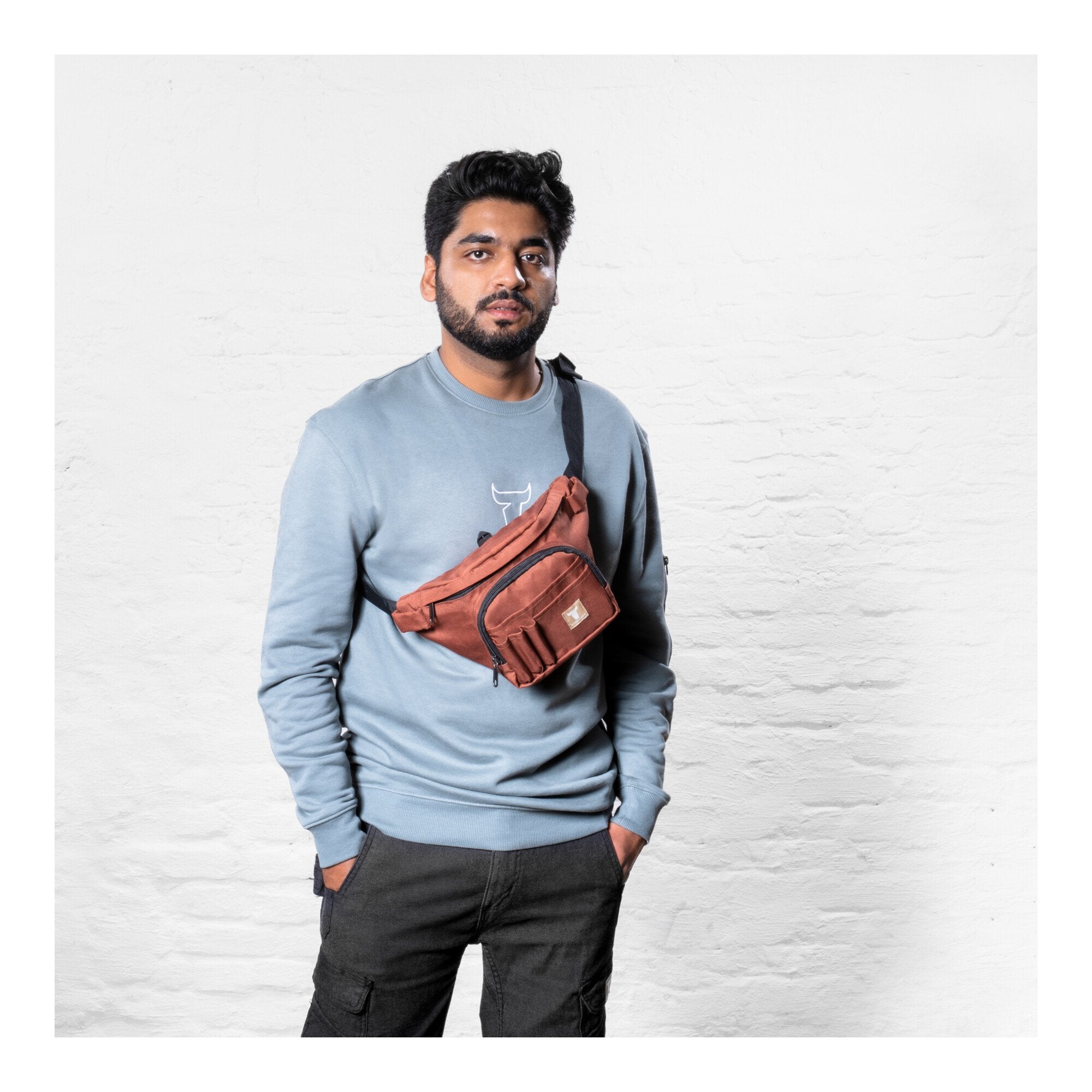 STIER Waist Bag one size signature brown