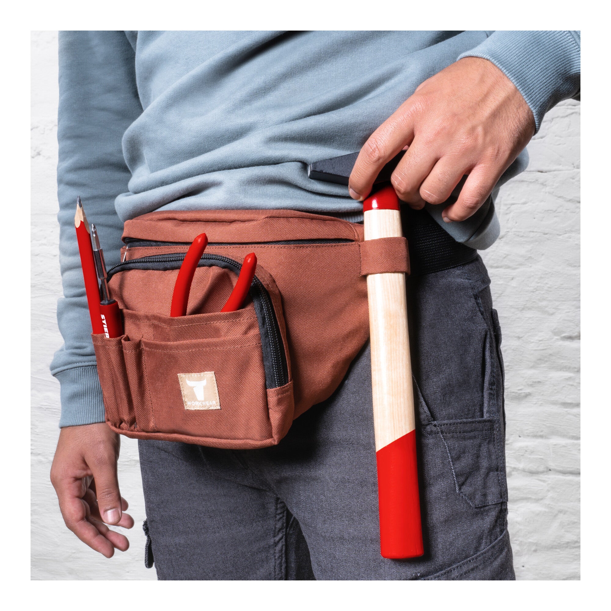 STIER Waist Bag one size signature brown