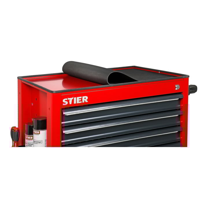 STIER Workshop Trolley Red