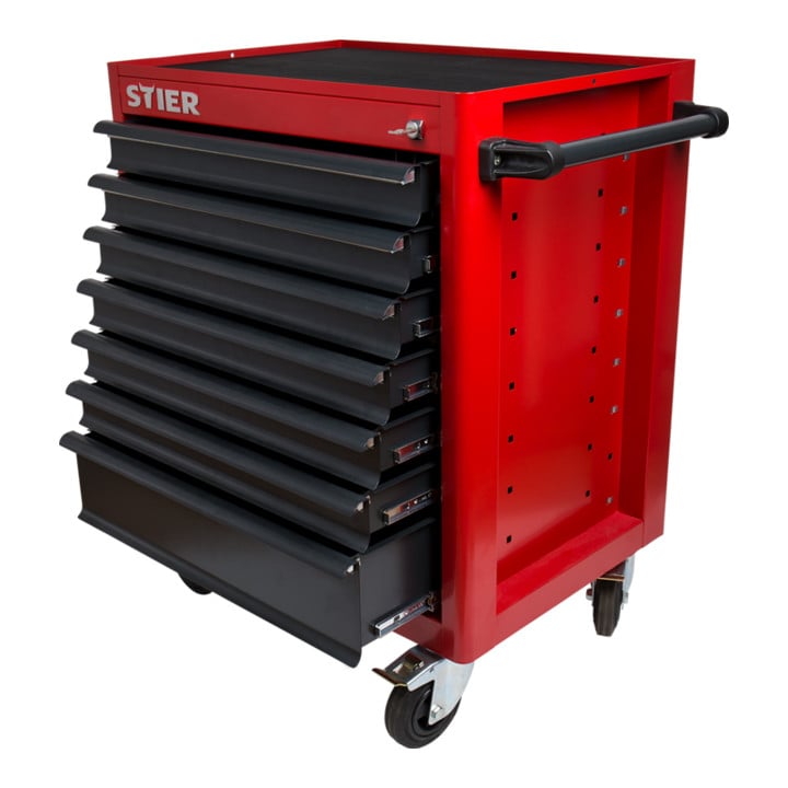 STIER Workshop Trolley Red