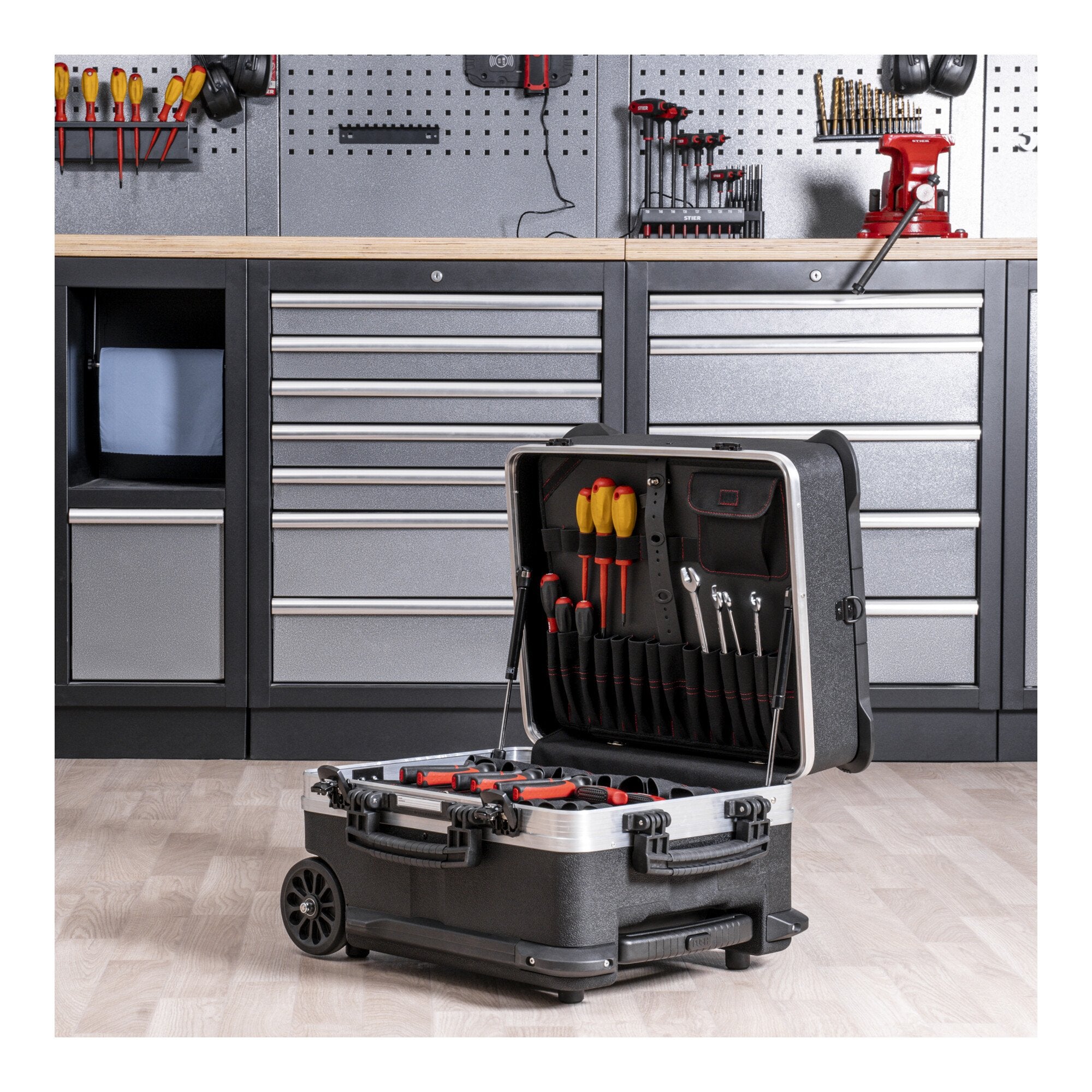 STIER Premium tool trolley with TSA locks | Tool case |