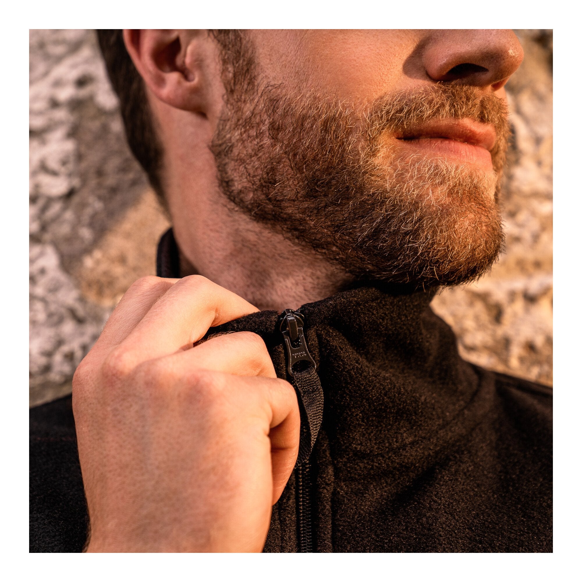 STIER Zip Fleece S Black