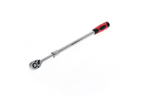 Gedore red Teleskopknarre, Umschaltbar, Mit Druckknopfauslösung, 1/2 Zoll
