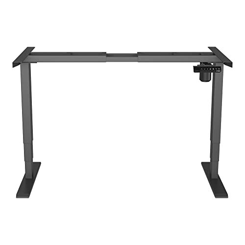 STIER Electrically height-adjustable desk frame THA black customizable