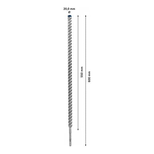 Bosch EXPERT SDS plus-7X Hammerbohrer 20 x 550 x 600mm für Bohrhämmer