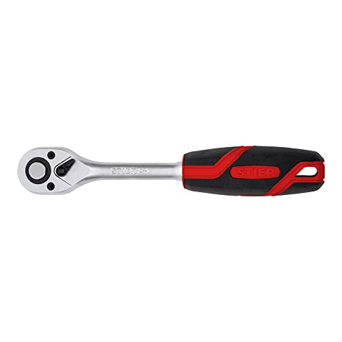 STIER reversible ratchet 1/2 inch with quick release small return angle