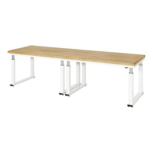 STIER Elektrisch Höhenverstellbare Werkbank Premium BxTxH 3000x900x740-1140 mm
