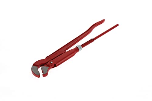 Gedore red 45° abgewinkelte Eck-Rohrzange, Spannweite 67 mm/2 Zoll, S-Maul